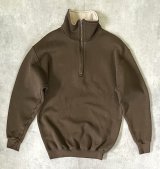 画像: 90'S TULTEX ハーフジップ スウェットシャツ トープ/ベージュ (VINTAGE)