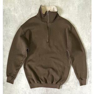 画像: 90'S TULTEX ハーフジップ スウェットシャツ トープ/ベージュ (VINTAGE)