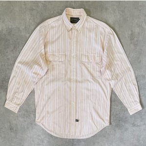 画像: 90'S RALPH LAUREN "POLO COUNTRY" ポプリンシャツ ストライプ (VINTAGE)