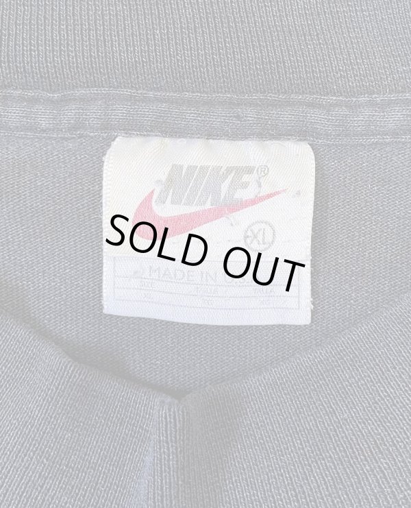 画像2: 90'S NIKE 白タグ モックネック 長袖 Tシャツ ブラック USA製 (VINTAGE)