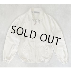 画像: 80'S RALPH LAUREN 三角タグ チンスト付き ドリズラージャケット ベージュ USA製 (VINTAGE)