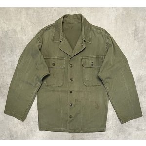 画像: 40'S アメリカ軍 US ARMY "M-47" ヘリンボーンツイル ユーティリティシャツ (VINTAGE)