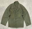 画像1: 50'S アメリカ軍 US ARMY "1st MODEL" OG107 コットンサテン ユーティリティシャツ (VINTAGE)