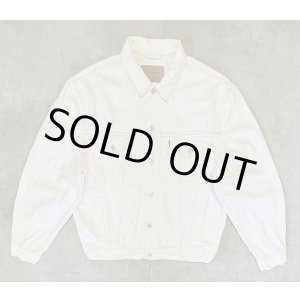 画像: 90'S LEVIS "70503" スモールe 4thモデル デニムジャケット ホワイト チュニジア製 (VINTAGE)