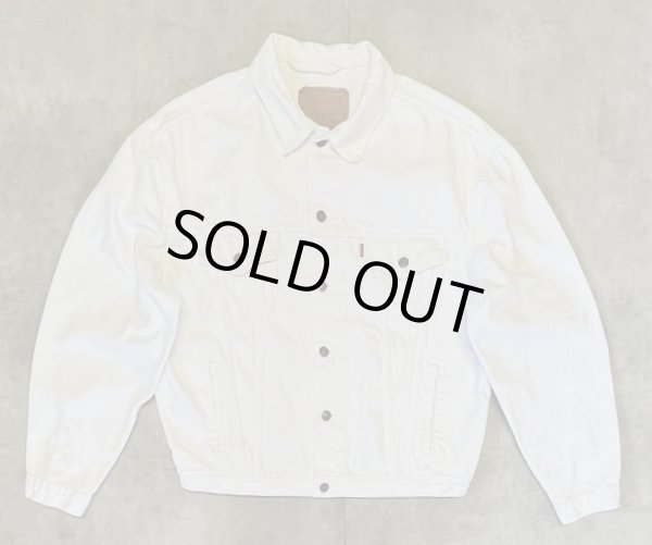 画像1: 90'S LEVIS "70503" スモールe 4thモデル デニムジャケット ホワイト ユーゴスラビア製 (VINTAGE)