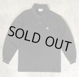 画像: 80'S CHEMISE LACOSTE 長袖 ポロシャツ ブラック フランス製 (VINTAGE)