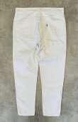 画像5: 70'S LEVIS "STA-PREST" 黒タブ BIG E ボタン裏1 ホップサック スタプレストパンツ ホワイト 42TALONジップ USA製 (VINTAGE)