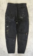 画像3: 50'S フレンチワーク モールスキン ワークパンツ フェードブラック (VINTAGE)