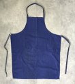 画像3: ユーロヴィンテージ コットンツイル ポケット付き エプロン ブルー (VINTAGE)