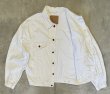 画像4: 90'S LEVIS "70503" スモールe 4thモデル デニムジャケット ホワイト ユーゴスラビア製 (VINTAGE)