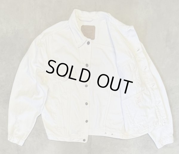 画像4: 90'S LEVIS "70503" スモールe 4thモデル デニムジャケット ホワイト ユーゴスラビア製 (VINTAGE)