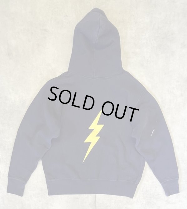 画像4: 90'S CAMBER 両面プリント ヘビーウエイト スウェットパーカー ネイビー USA製 (VINTAGE)