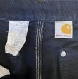 画像2: CARHARTT ダブルニー ダック ペインターパンツ ブラック W32L32 USA製 (VINTAGE)
