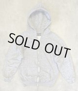 画像: 70'S BIG YANK 裏サーマル ダブルフェイス スウェットパーカー アルミジップ ヘザーグレー ルーマニア製 (VINTAGE)