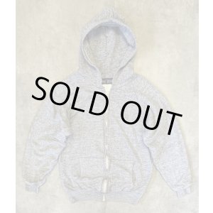 画像: 70'S BIG YANK 裏サーマル ダブルフェイス スウェットパーカー アルミジップ ヘザーグレー ルーマニア製 (VINTAGE)