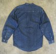 画像3: 90'S J.CREW 旧タグ デニム バンドカラーシャツ インディゴ USA製 (VINTAGE)
