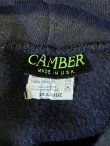 画像2: 90'S CAMBER 両面プリント ヘビーウエイト スウェットパーカー ネイビー USA製 (VINTAGE)