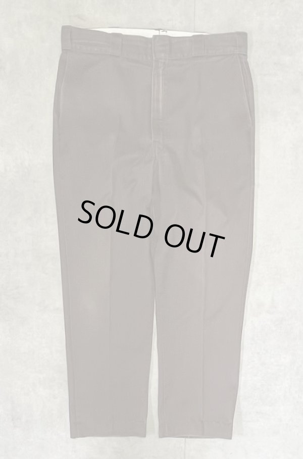 画像3: 80'S DICKIES 874 チビタグ ワークパンツ ブラウン W38L31 USA製 (VINTAGE)
