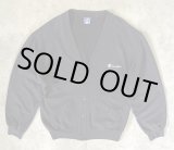 画像: 90'S CHAMPION 青タグ スウェット カーディガン フェードブラック USA製 (VINTAGE)