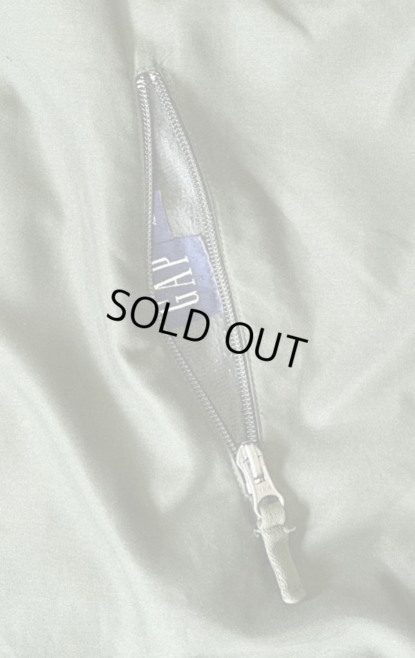 画像2: 00'S GAP 旧タグ リバーシブル ナイロン/フリース ベスト ダークグリーン/ネイビー (VINTAGE)