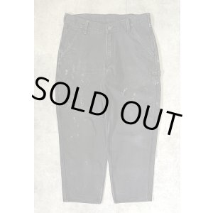 画像: DAKOTA ダック ペインターパンツ ブラック W34L30 (VINTAGE)