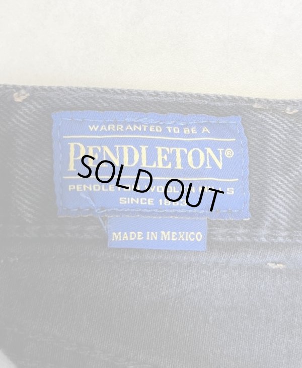画像2: PENDLETON ブーツカットデニム ブラック W36L30 メキシコ製 (VINTAGE)