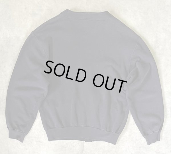 画像4: 90'S CHAMPION 青タグ スウェット カーディガン フェードブラック USA製 (VINTAGE)