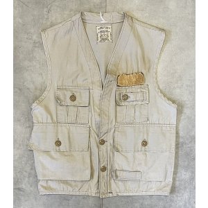 画像: 70'S HUDSON BAY HERTER'S フィッシングベスト ベージュ (VINTAGE)
