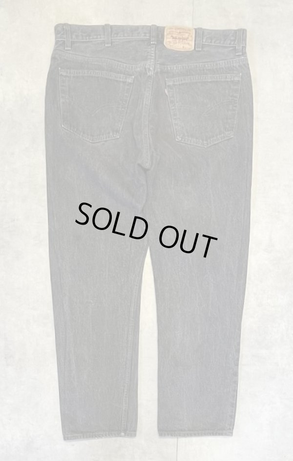 画像3: 90'S LEVIS 501 デニム 先染めブラック W40L30 USA製 (VINTAGE)