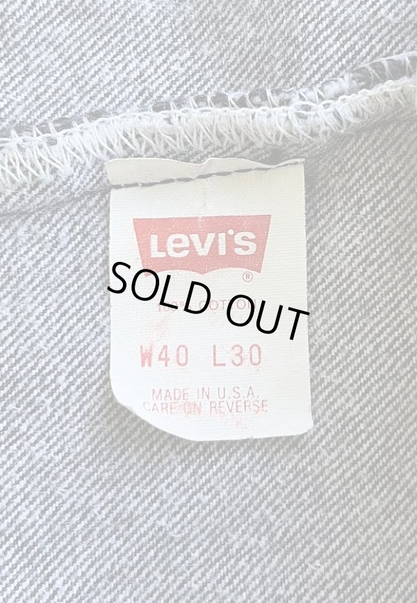 画像2: 90'S LEVIS 501 デニム 先染めブラック W40L30 USA製 (VINTAGE)