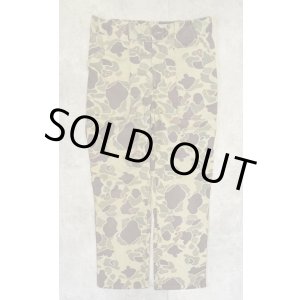 画像: 70'S DUXBAK ベイカーパンツ 42TALONジップ ダックハンターカモ (VINTAGE)