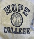 画像3: 90'S CHAMPION "HOPE COLLEGE" 刺繍タグ 染み込み三段プリント リバースウィーブ グレー メキシコ製 (VINTAGE)