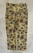 画像4: 70'S DUXBAK ベイカーパンツ 42TALONジップ ダックハンターカモ (VINTAGE)