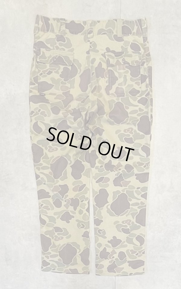 画像4: 70'S DUXBAK ベイカーパンツ 42TALONジップ ダックハンターカモ (VINTAGE)