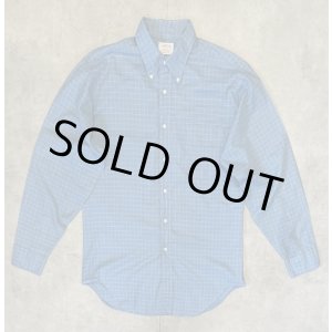 画像: 70'S McGREGOR "SCOTSET" コットン/ポリ BDシャツ グラフチェック (VINTAGE)