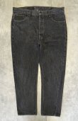 画像1: 90'S LEVIS 501 デニム 先染めブラック W40L30 USA製 (VINTAGE)