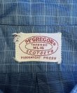 画像2: 70'S McGREGOR "SCOTSET" コットン/ポリ BDシャツ グラフチェック (VINTAGE)