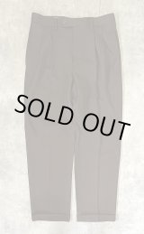 画像: 90'S RALPH LAUREN ツープリーツ ウール スラックス ブラウン (VINTAGE)