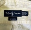 画像2: 90'S RALPH LAUREN "GREGGOR" シアサッカー 三点留めボタンダウン ボックスシャツ ライトイエロー (VINTAGE)