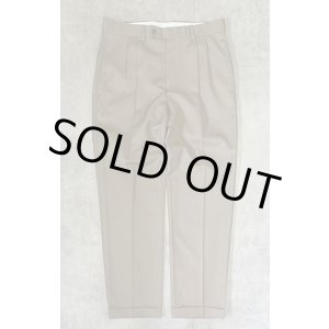 画像: 90'S RALPH LAUREN ツープリーツ ウール スラックス ベージュ (VINTAGE)