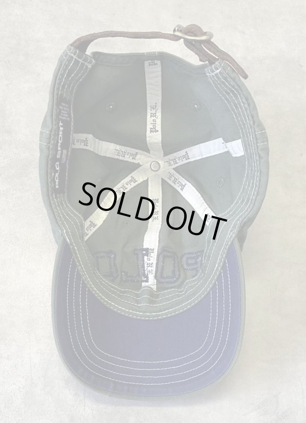 画像5: 90'S RALPH LAUREN "POLO SPORT" ベースボールキャップ セージグリーン (VINTAGE)