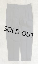 画像: 90'S RALPH LAUREN ツープリーツ ウール スラックス チャコール (VINTAGE)