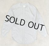 画像: 90'S J.CREW 旧タグ ポプリン バンドカラーシャツ ストライプ (VINTAGE)