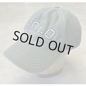 画像: 90'S RALPH LAUREN "POLO SPORT" ベースボールキャップ セージグリーン (VINTAGE)