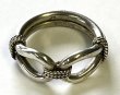 画像1: ナバホ族 インディアンジュエリー "STEVE ARVISO" ホースウィスパラー シルバーリング (NEW)