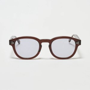 画像: H OPTICAL "H-02" アイウェア ブラウン/ライトグレーレンズ (NEW)