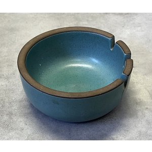 画像: HEATH CERAMICS アッシュトレー 灰皿 ターコイズブルー USA製 (VINTAGE)