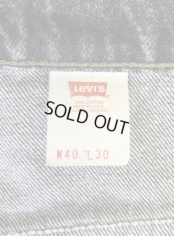 画像2: 90'S LEVIS 517 デニム 先染めブラック W40L30 USA製 (VINTAGE)