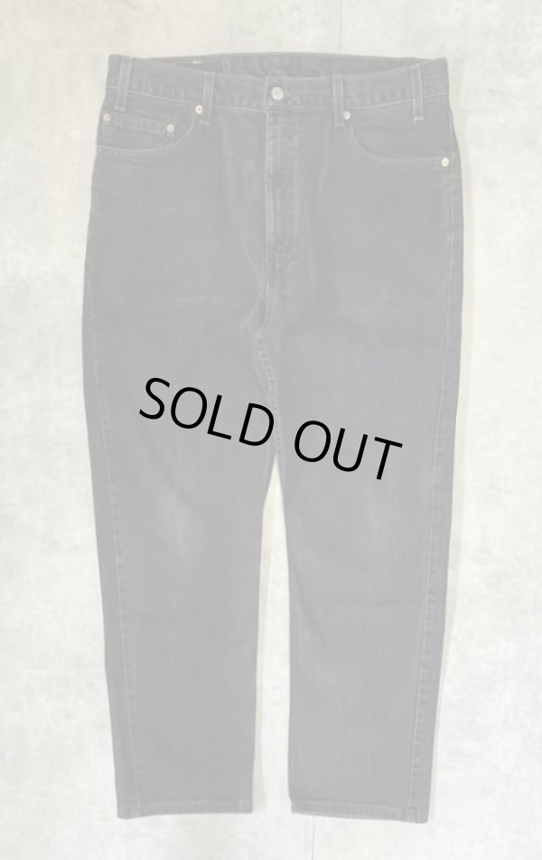 画像1: 00'S LEVIS 505 デニム ブラック USA製 W38L30 (VINTAGE)