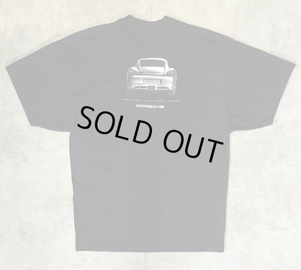 画像5: PORSCHE "CAYMAN S" 両面プリント 半袖 Tシャツ ブラック (VINTAGE)